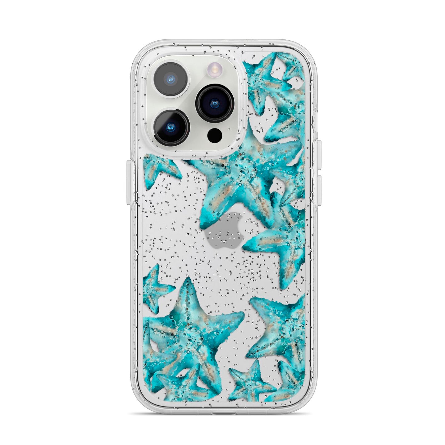 Starfish iPhone 14 Pro Glitter Tough Case Silver