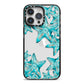 Starfish iPhone 14 Pro Max Black Impact Case on Silver phone