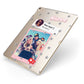 Starry Social Media Photo Montage Upload with Text Apple iPad Case on Gold iPad Side View