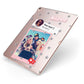 Starry Social Media Photo Montage Upload with Text Apple iPad Case on Rose Gold iPad Side View
