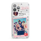 Starry Social Media Photo Montage Upload with Text iPhone 13 Pro Max Clear Bumper Case