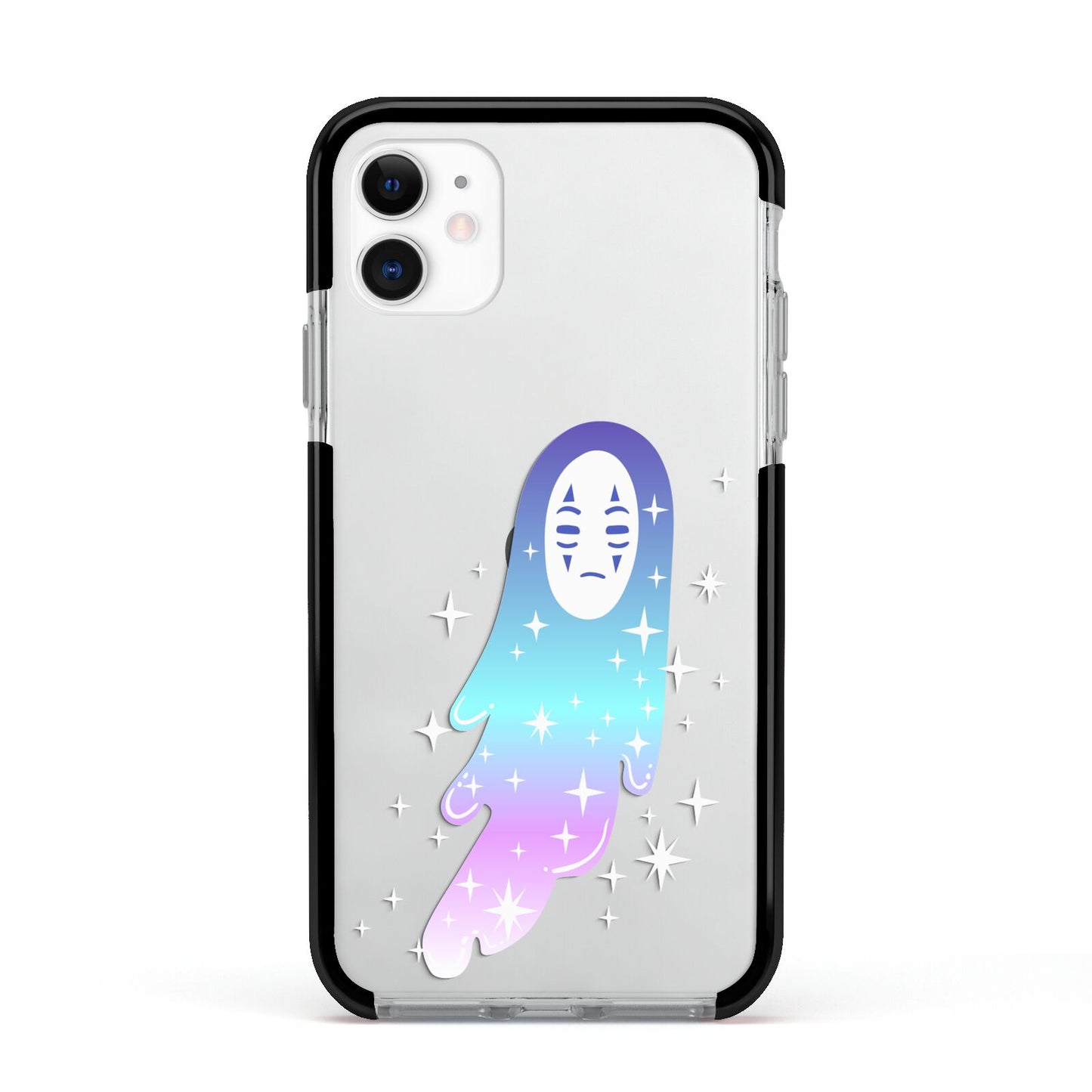 Starry Spectre Apple iPhone 11 in White with Black Impact Case