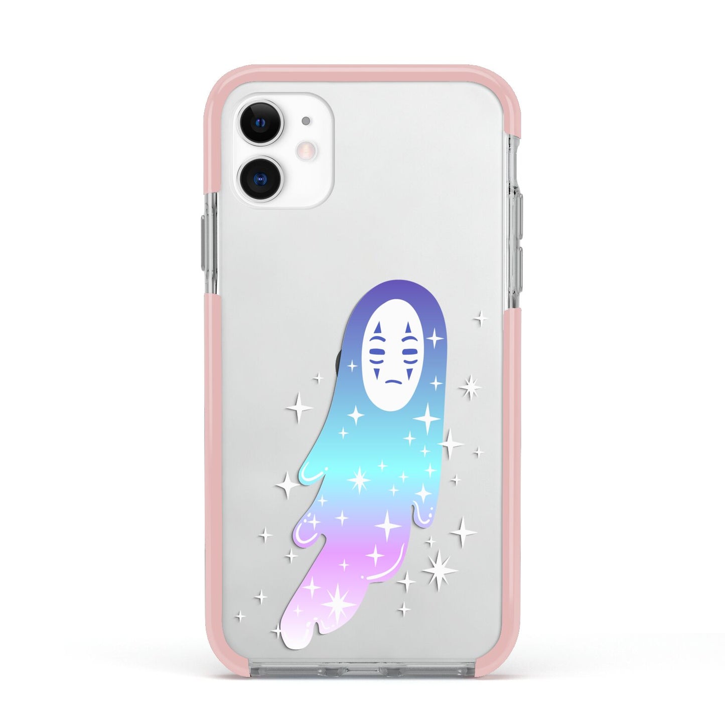 Starry Spectre Apple iPhone 11 in White with Pink Impact Case