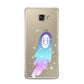 Starry Spectre Samsung Galaxy A3 2016 Case on gold phone