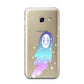 Starry Spectre Samsung Galaxy A3 2017 Case on gold phone