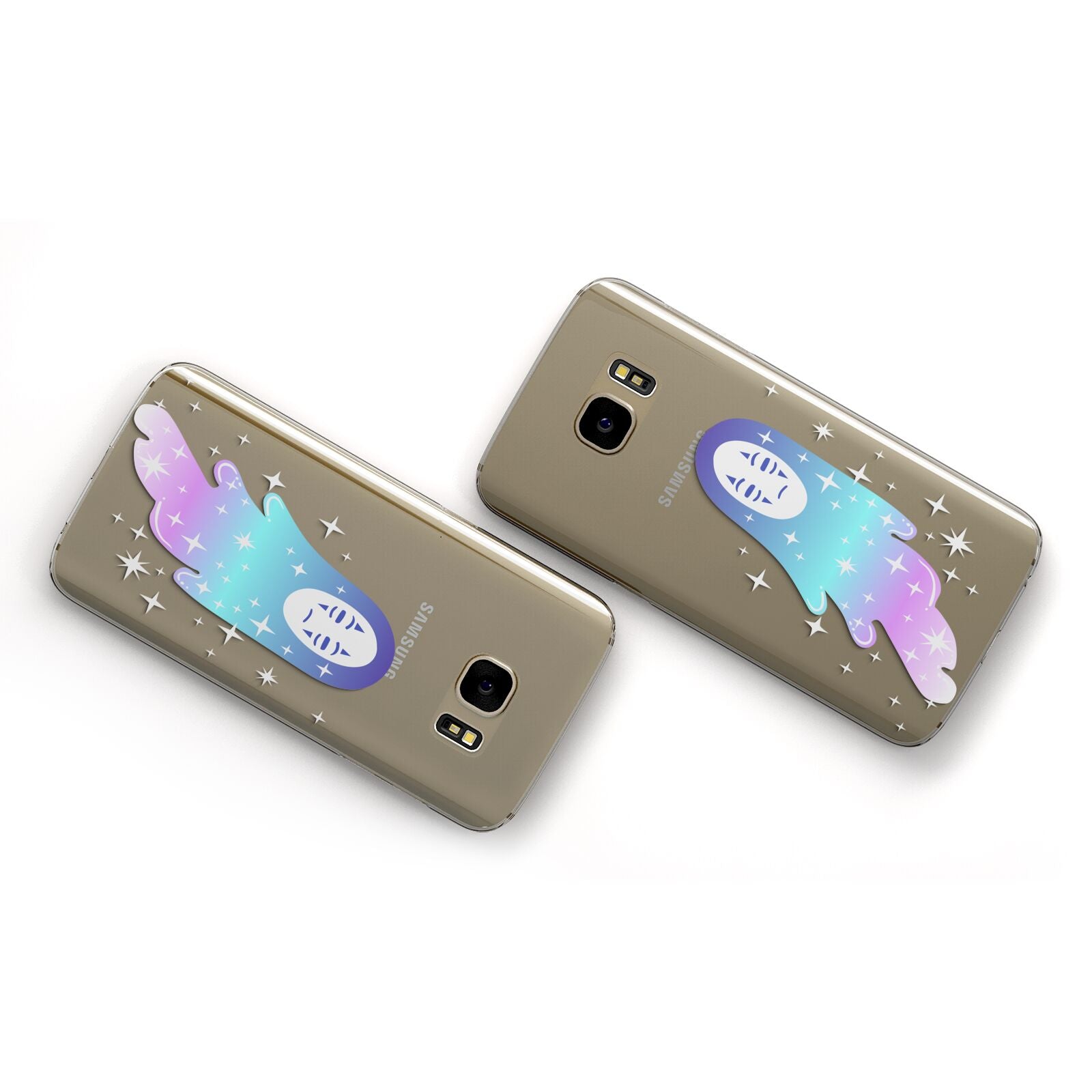 Starry Spectre Samsung Galaxy Case Flat Overview