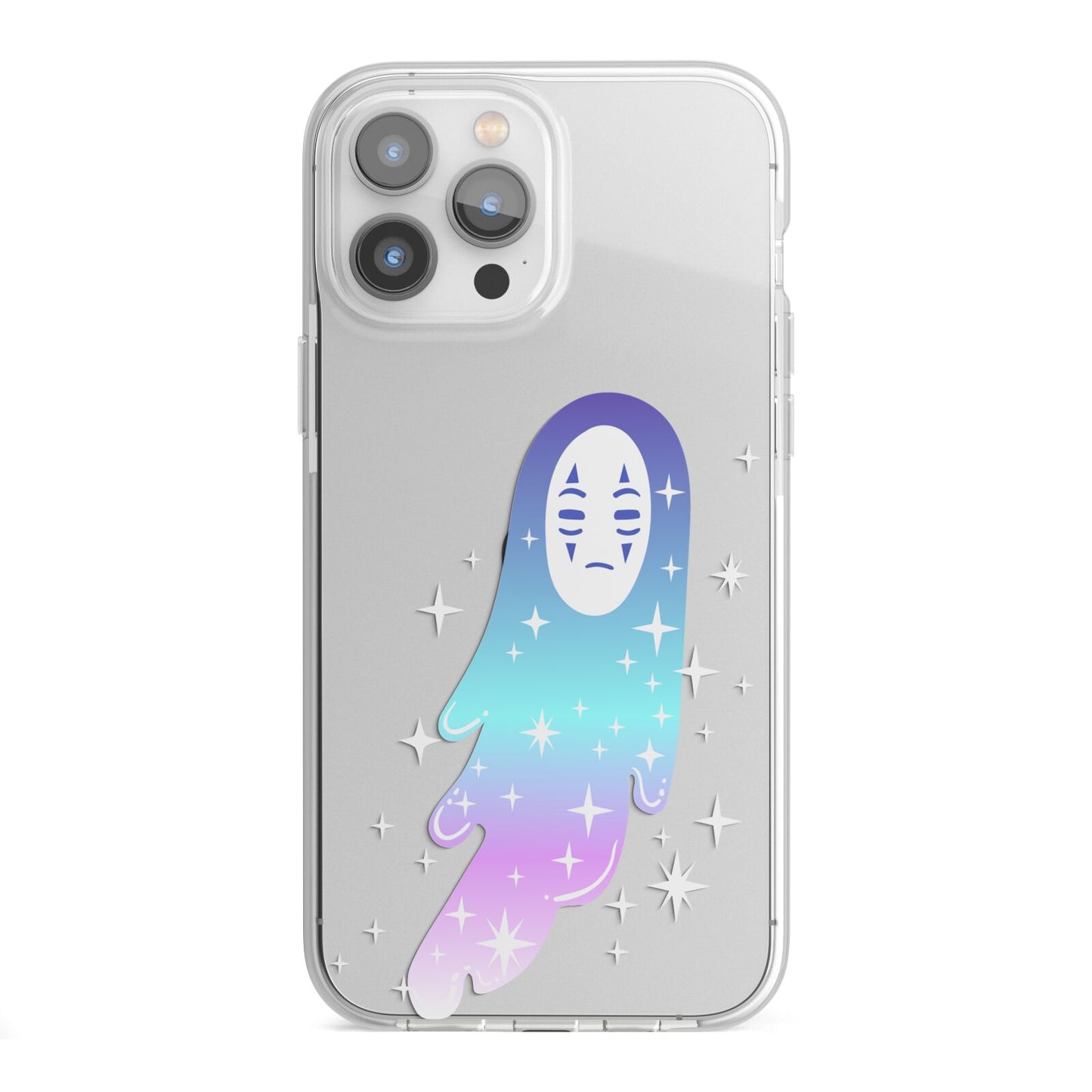 Starry Spectre iPhone 13 Pro Max TPU Impact Case with White Edges