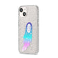 Starry Spectre iPhone 14 Glitter Tough Case Starlight Angled Image