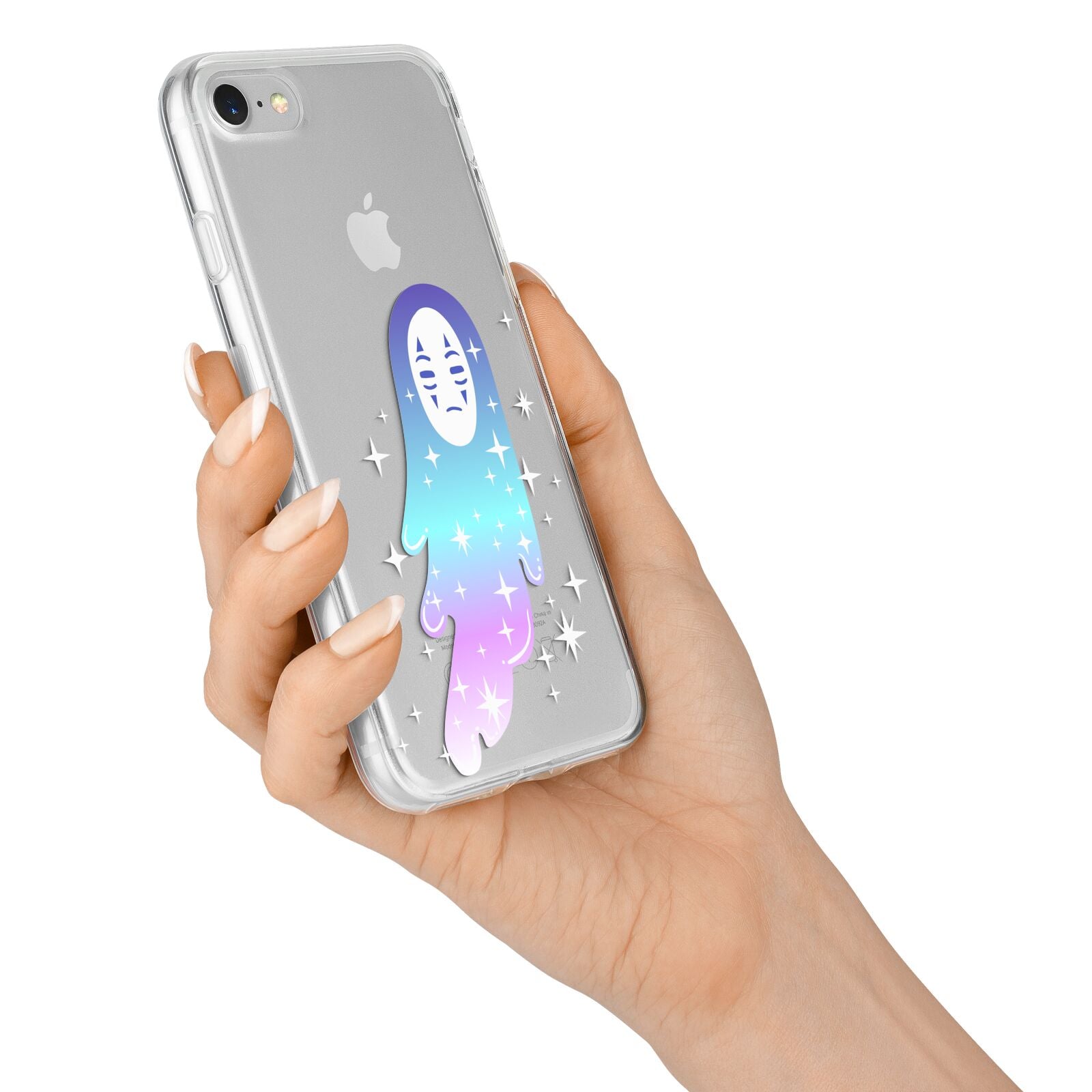 Starry Spectre iPhone 7 Bumper Case on Silver iPhone Alternative Image