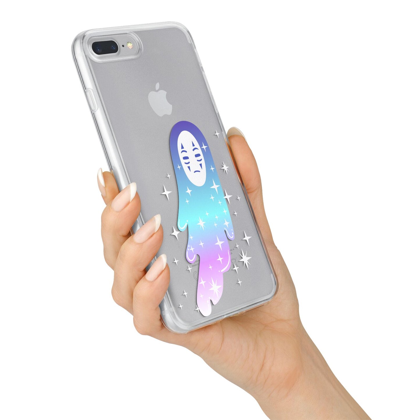 Starry Spectre iPhone 7 Plus Bumper Case on Silver iPhone Alternative Image