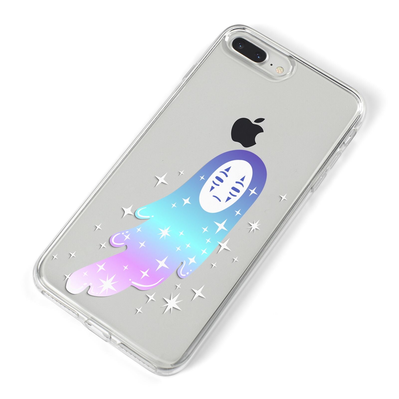 Starry Spectre iPhone 8 Plus Bumper Case on Silver iPhone Alternative Image
