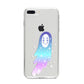 Starry Spectre iPhone 8 Plus Bumper Case on Silver iPhone