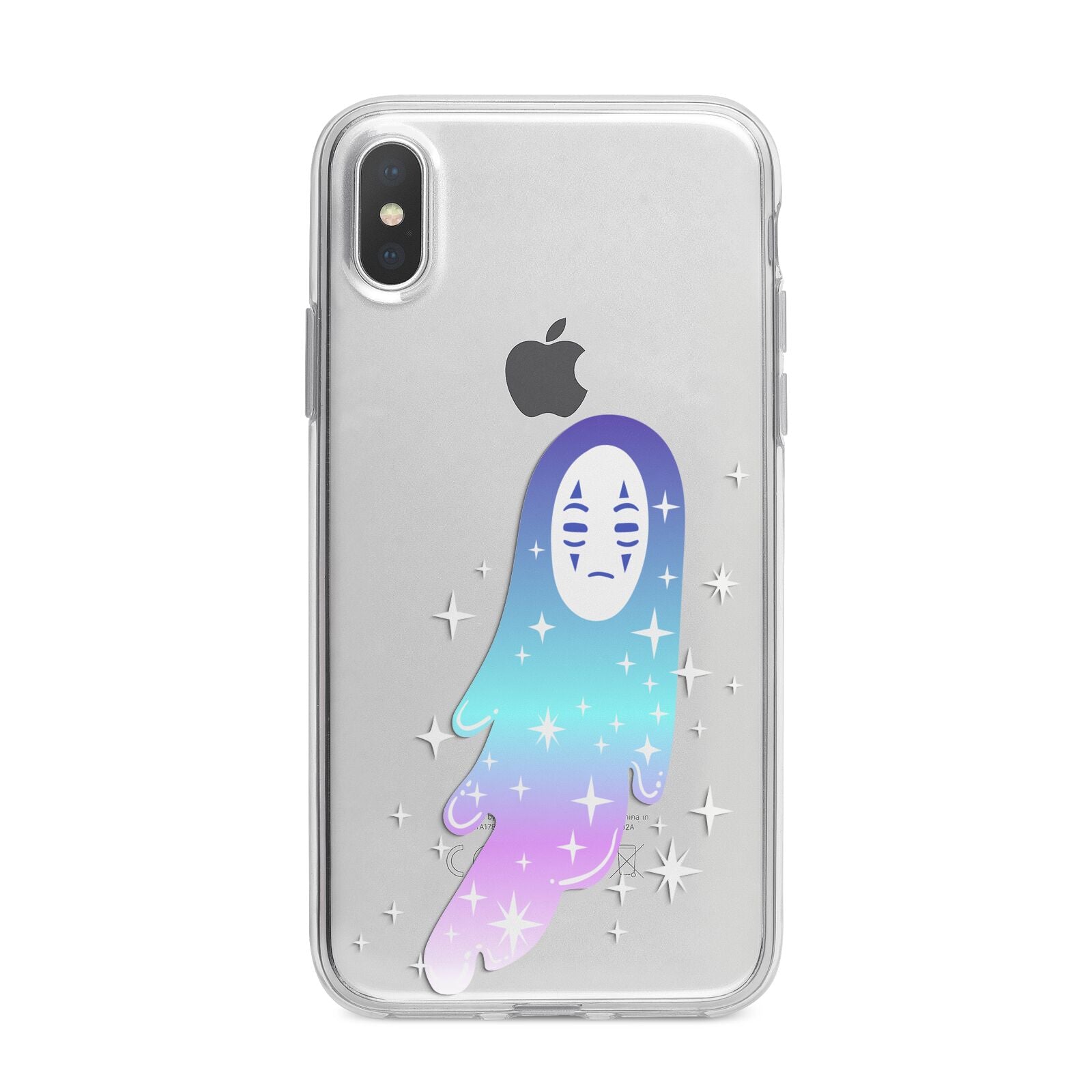 Starry Spectre iPhone X Bumper Case on Silver iPhone Alternative Image 1