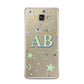 Stars and Moon Personalised Samsung Galaxy A3 2016 Case on gold phone