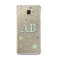 Stars and Moon Personalised Samsung Galaxy A5 2016 Case on gold phone