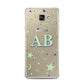 Stars and Moon Personalised Samsung Galaxy A7 2016 Case on gold phone