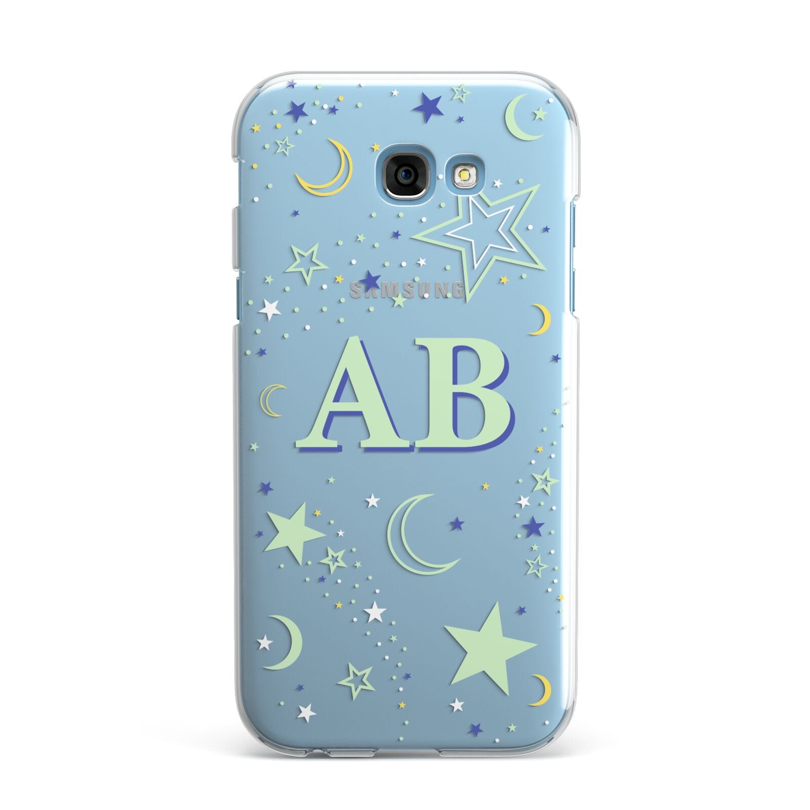 Stars and Moon Personalised Samsung Galaxy A7 2017 Case