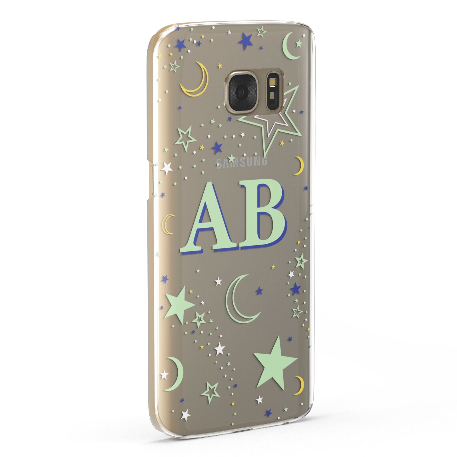 Stars and Moon Personalised Samsung Galaxy Case Fourty Five Degrees