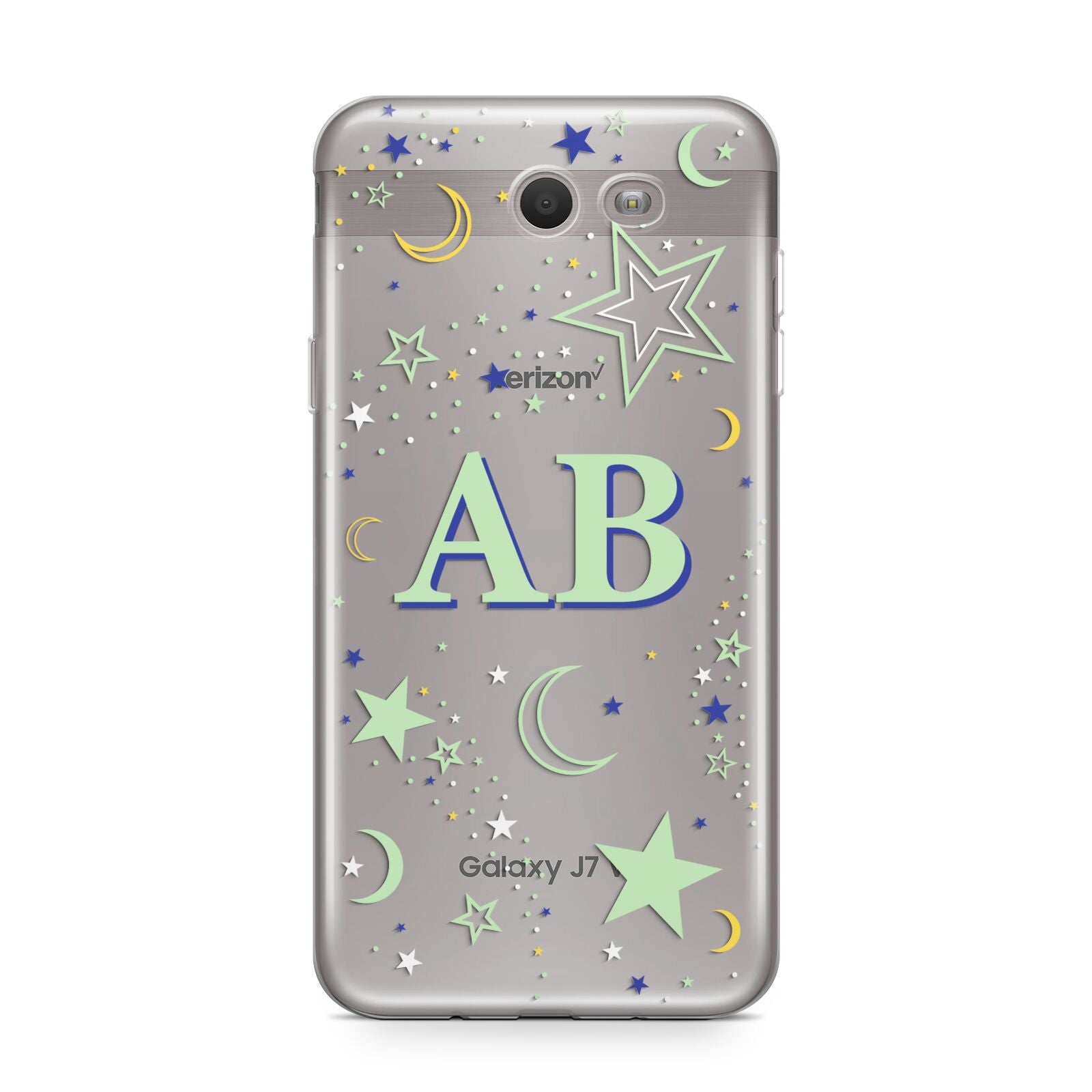 Stars and Moon Personalised Samsung Galaxy J7 2017 Case