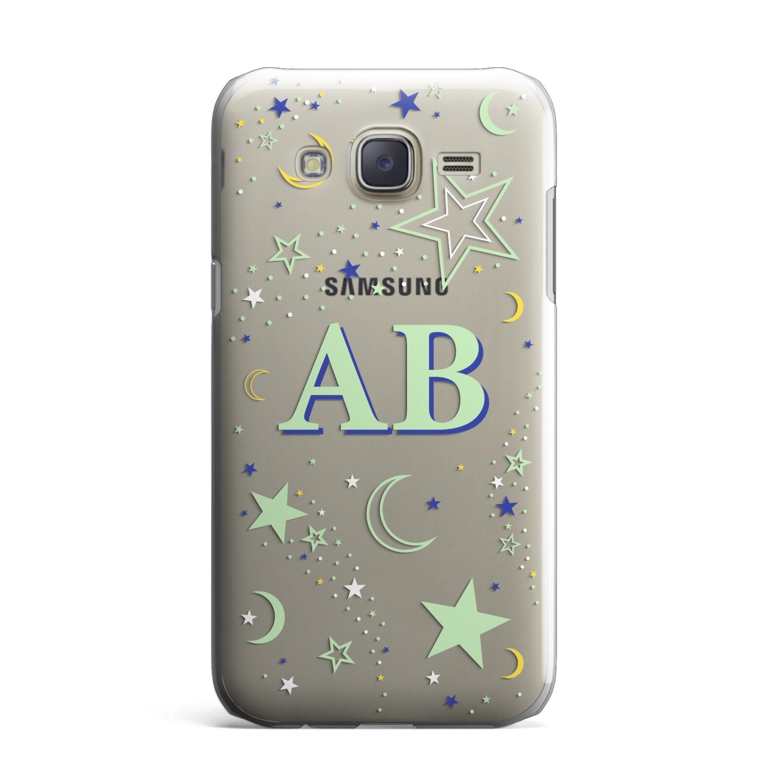 Stars and Moon Personalised Samsung Galaxy J7 Case