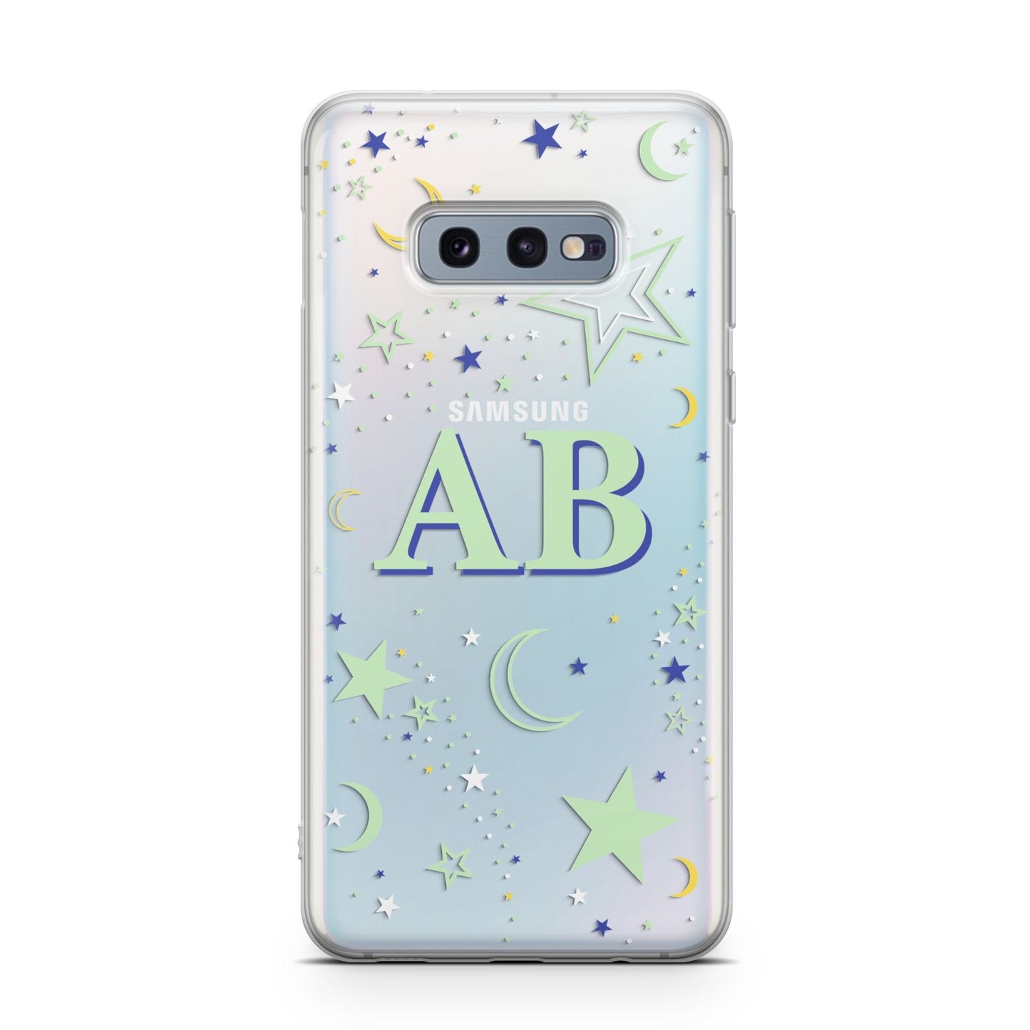 Stars and Moon Personalised Samsung Galaxy S10E Case