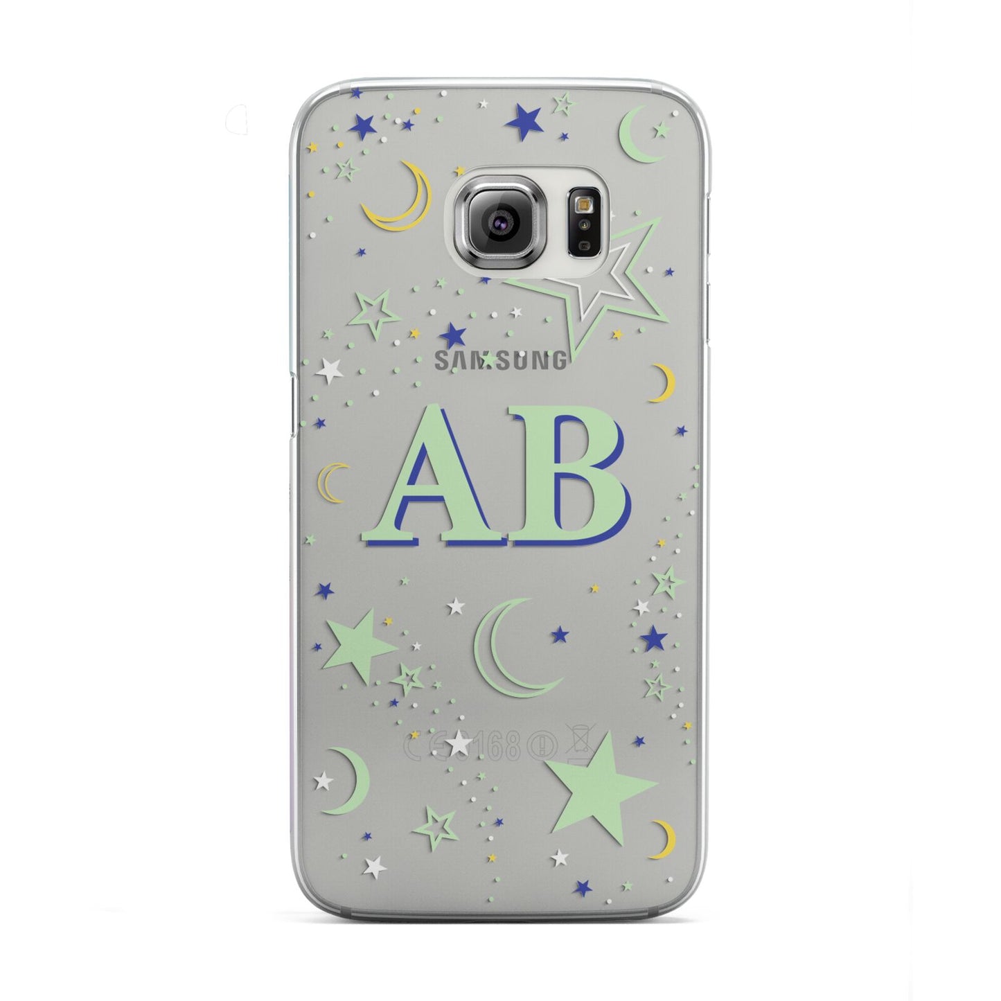 Stars and Moon Personalised Samsung Galaxy S6 Edge Case