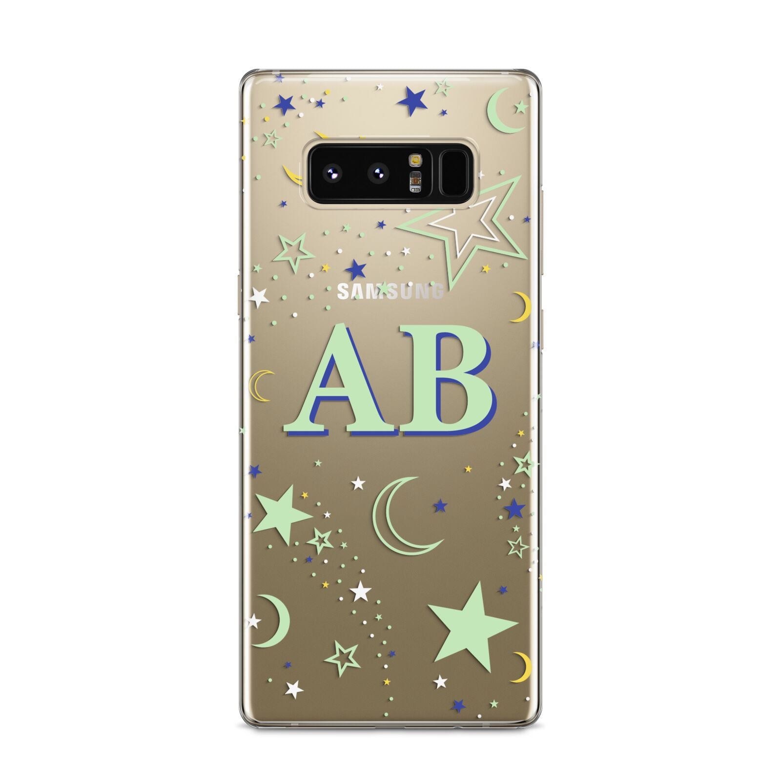 Stars and Moon Personalised Samsung Galaxy S8 Case
