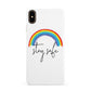 Stay Safe Rainbow Apple iPhone Xs Max 3D Snap Case