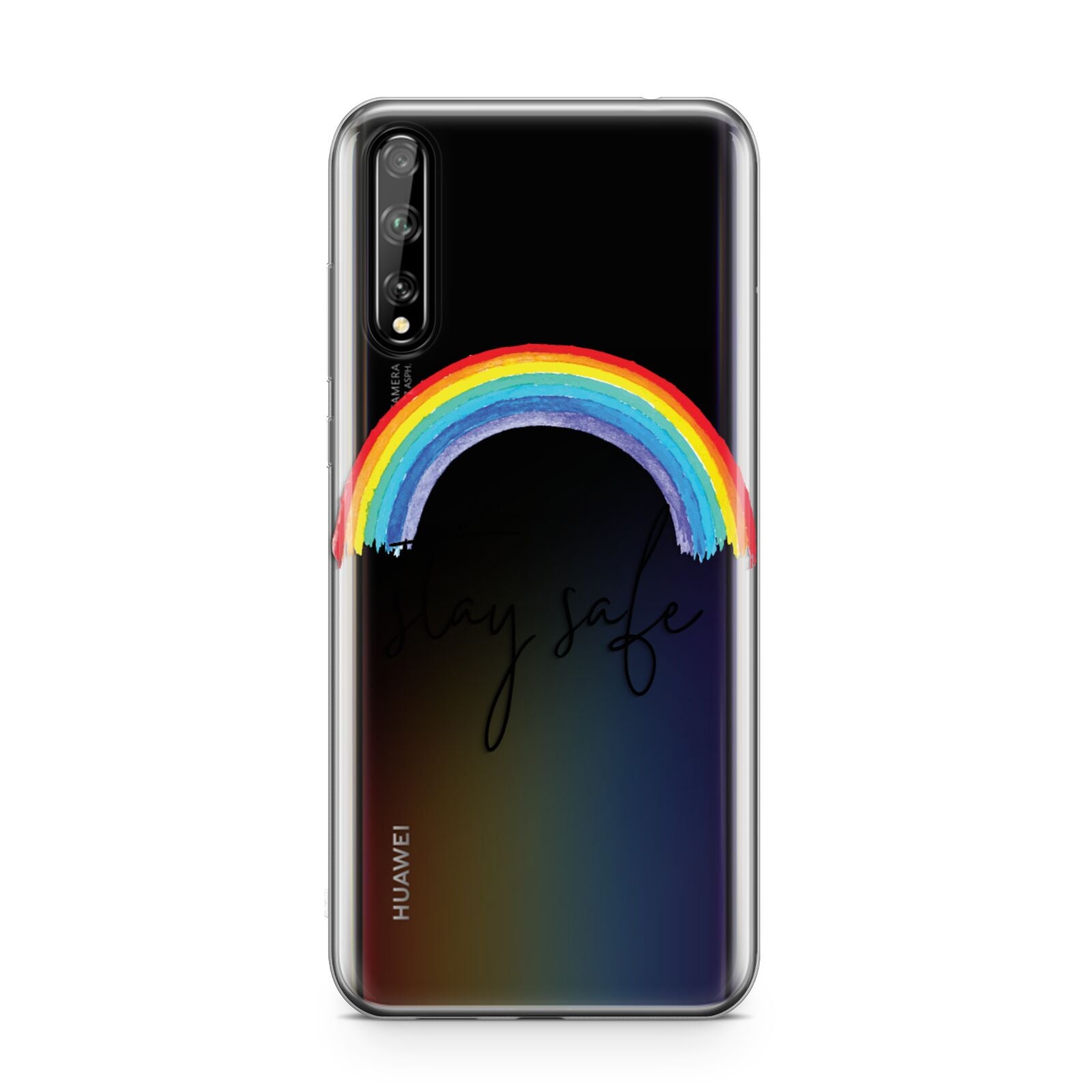Stay Safe Rainbow Huawei Enjoy 10s Phone Case