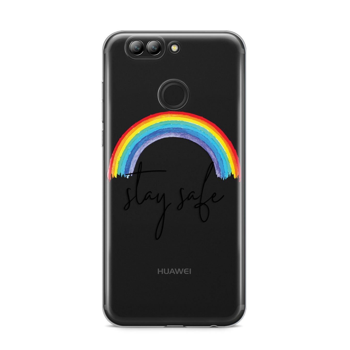 Stay Safe Rainbow Huawei Nova 2s Phone Case