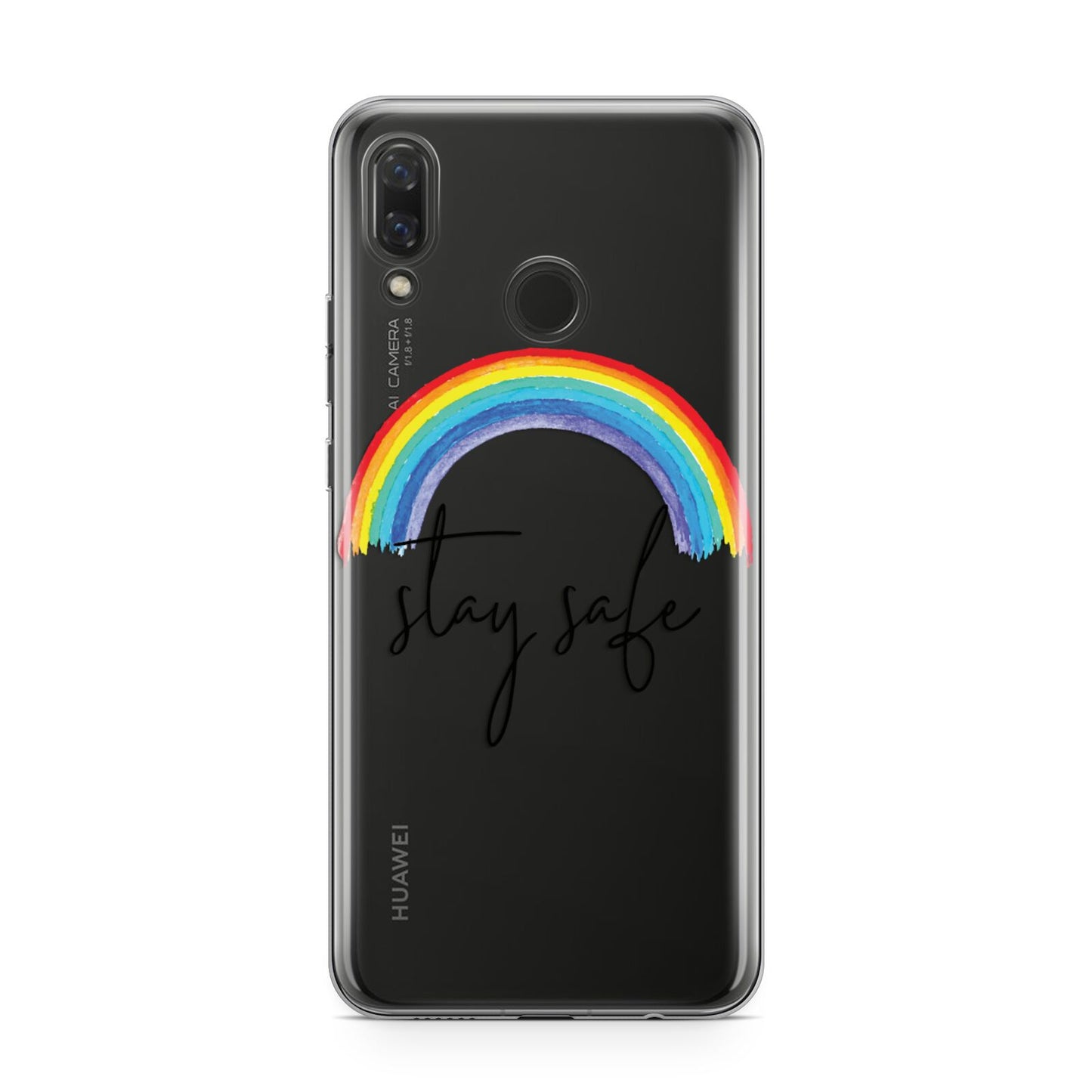Stay Safe Rainbow Huawei Nova 3 Phone Case