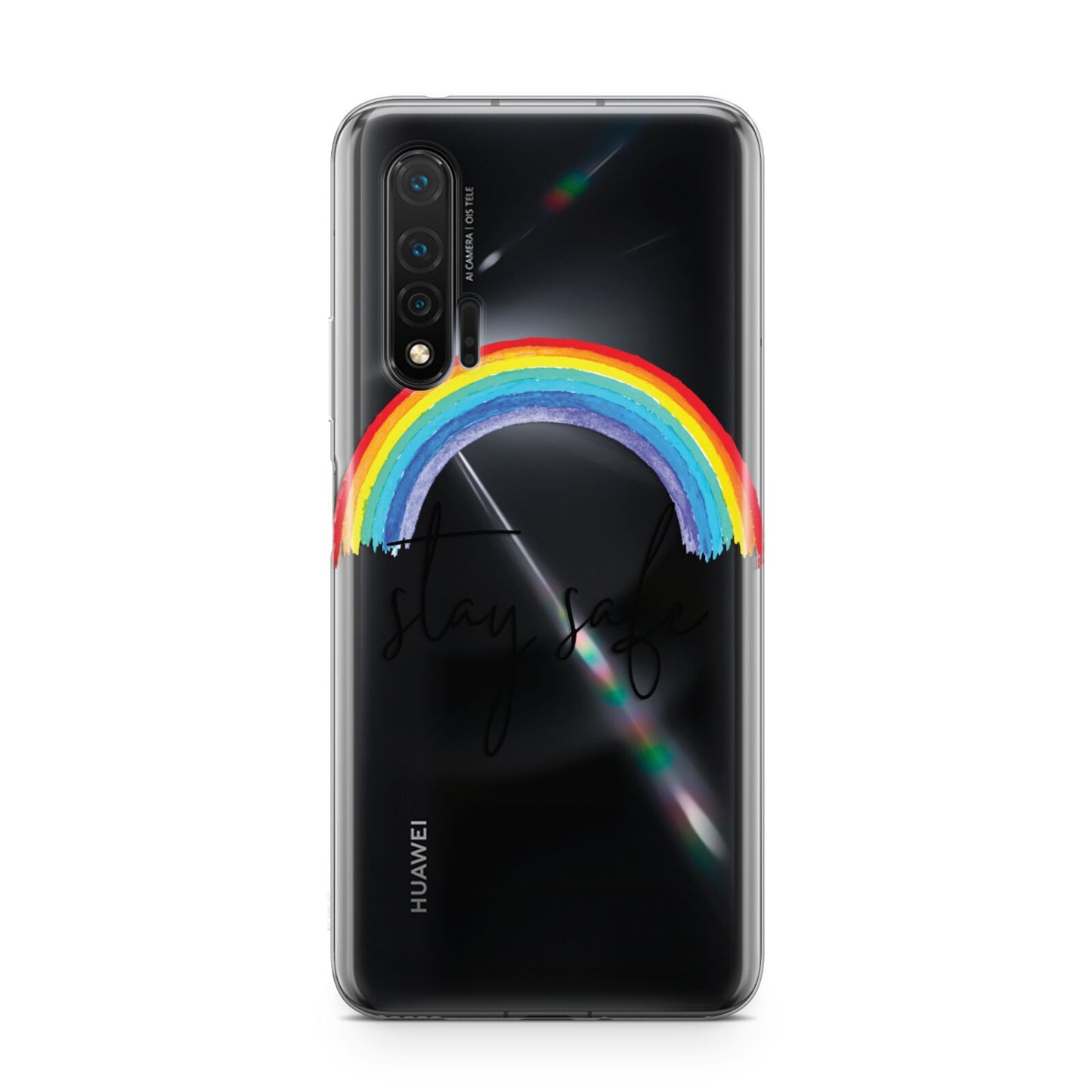 Stay Safe Rainbow Huawei Nova 6 Phone Case