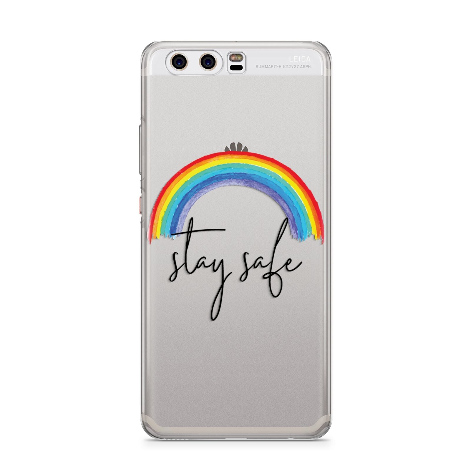 Stay Safe Rainbow Huawei P10 Phone Case