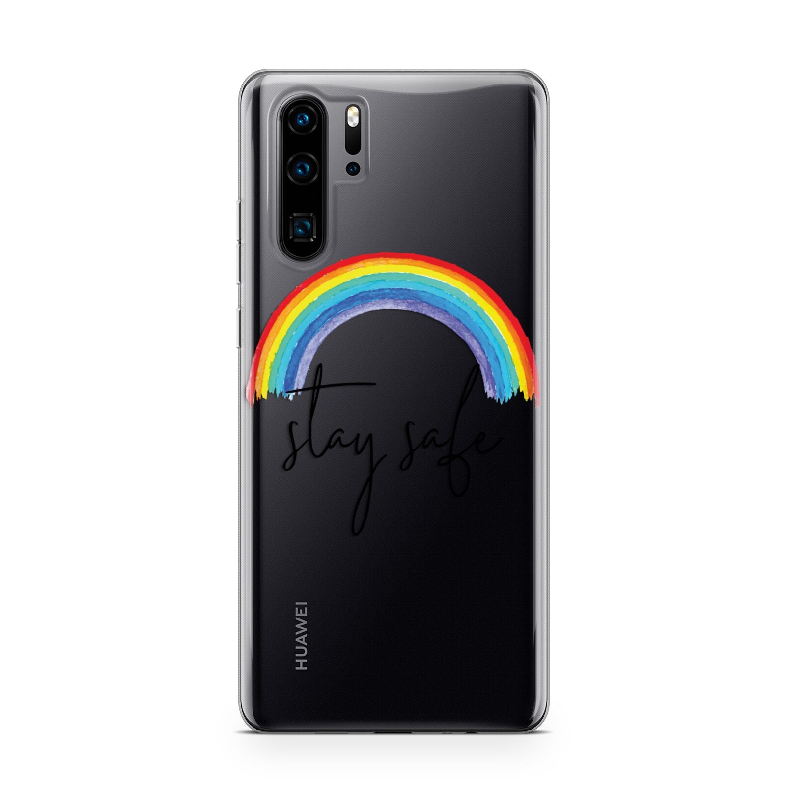 Stay Safe Rainbow Huawei P30 Pro Phone Case