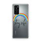 Stay Safe Rainbow Huawei P40 Phone Case
