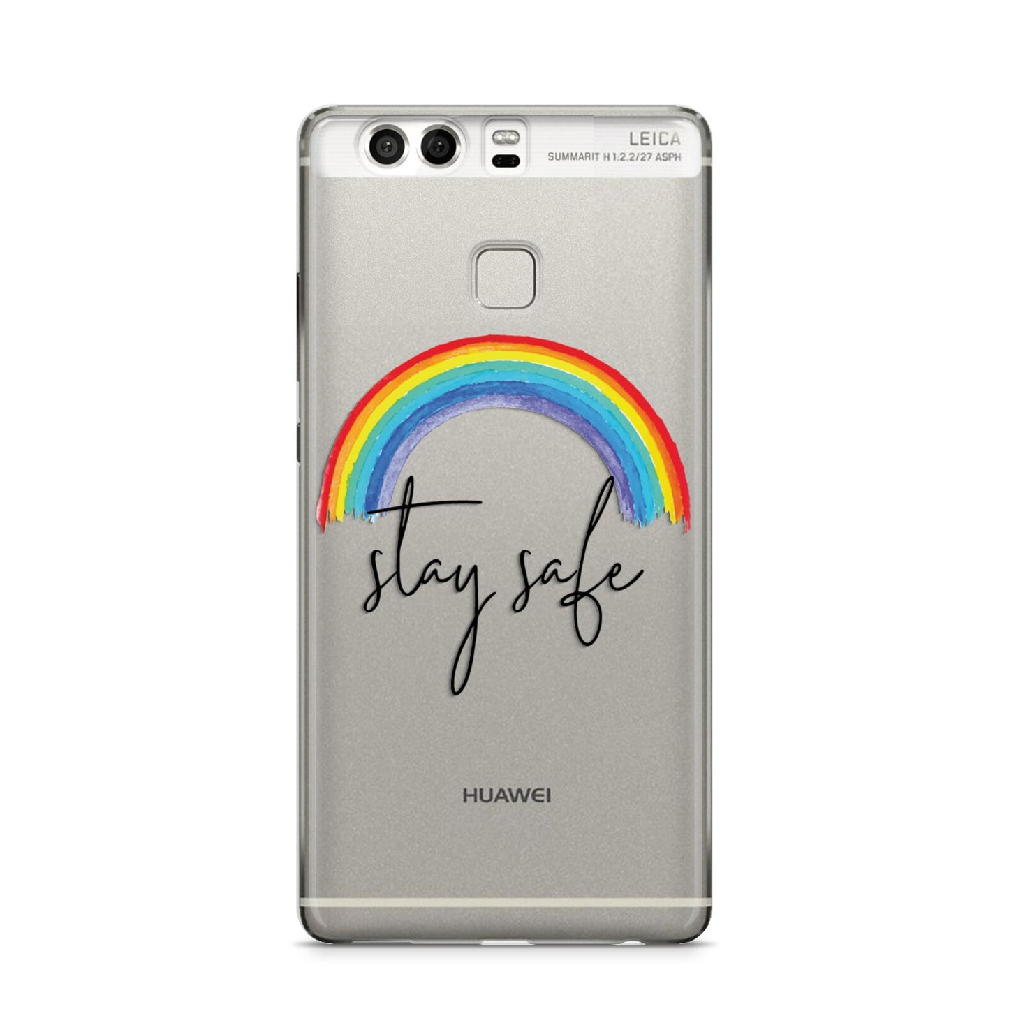 Stay Safe Rainbow Huawei P9 Case