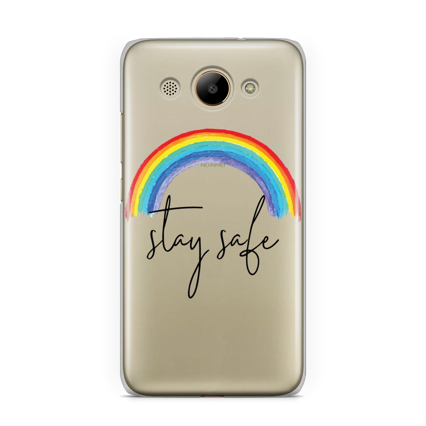 Stay Safe Rainbow Huawei Y3 2017