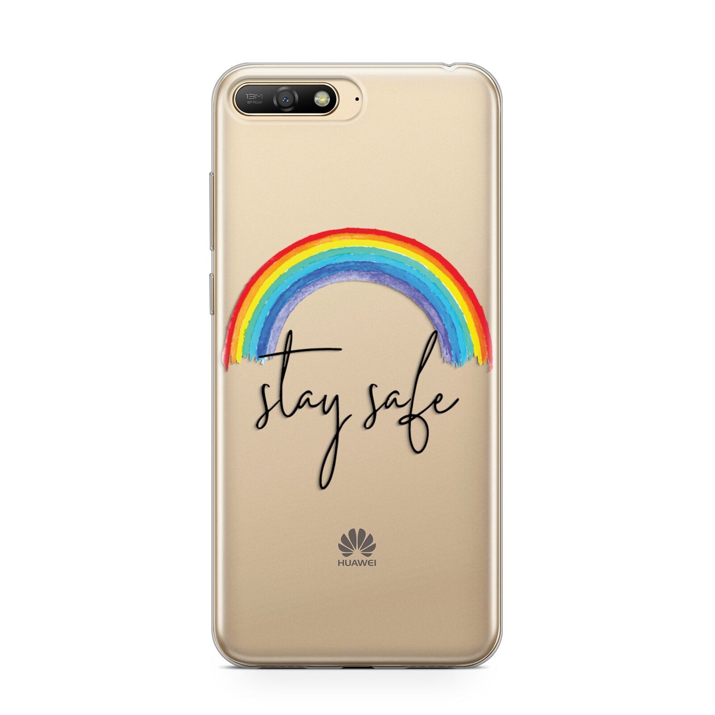 Stay Safe Rainbow Huawei Y6 2018