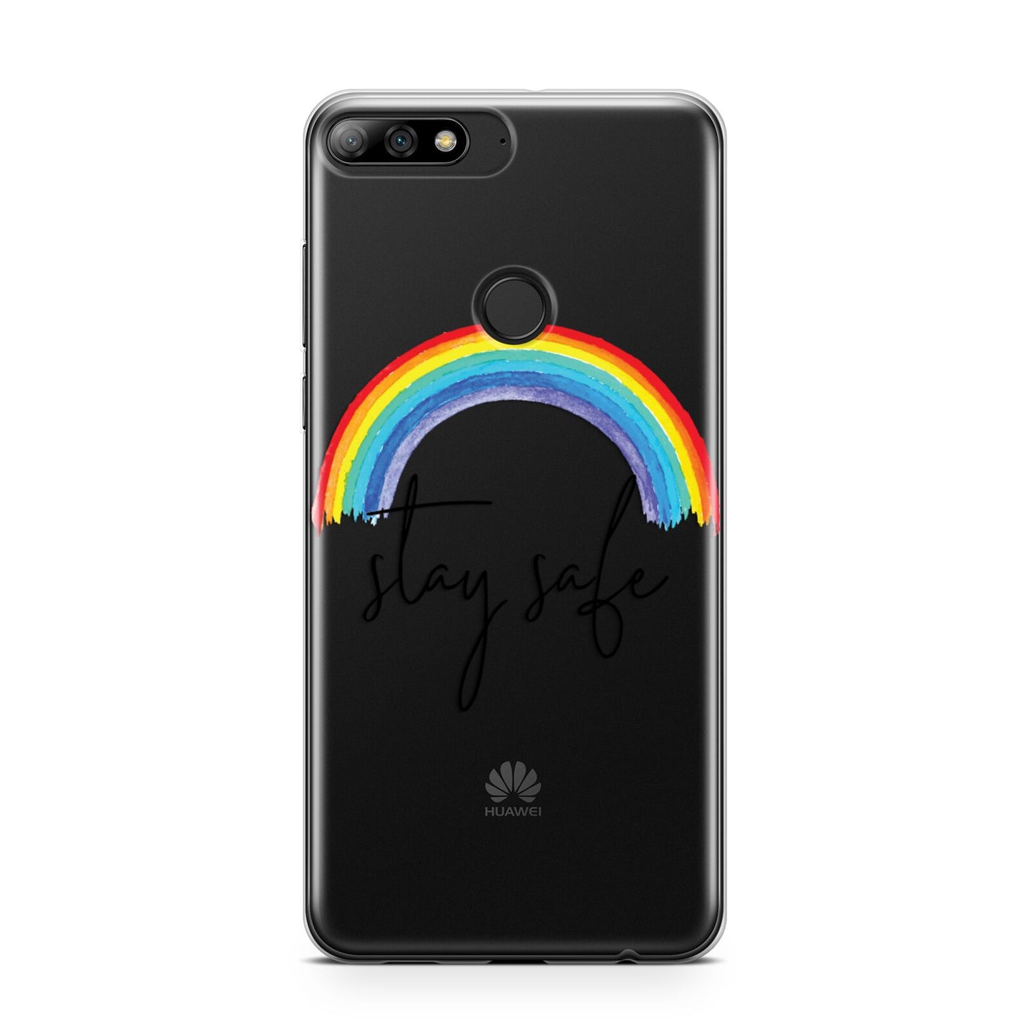 Stay Safe Rainbow Huawei Y7 2018