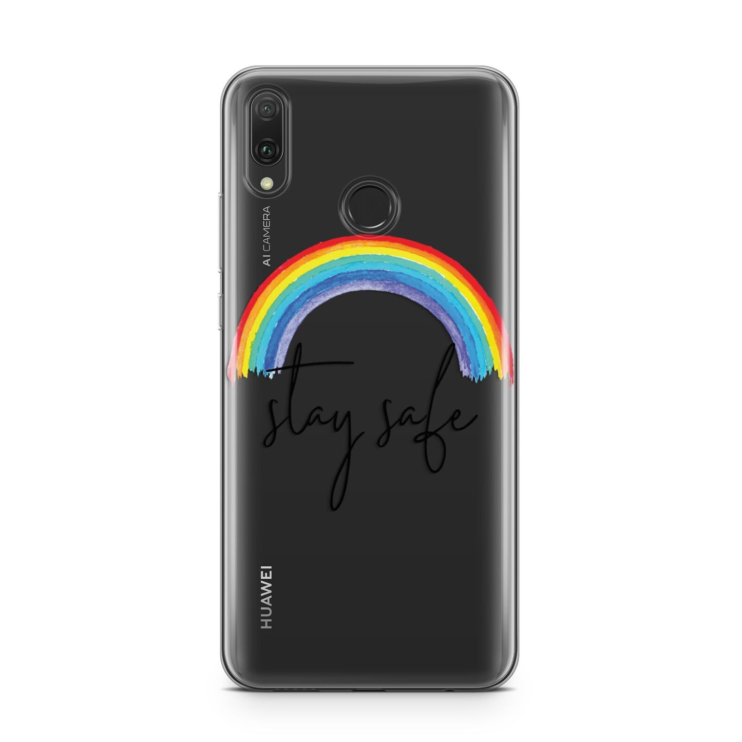 Stay Safe Rainbow Huawei Y9 2019