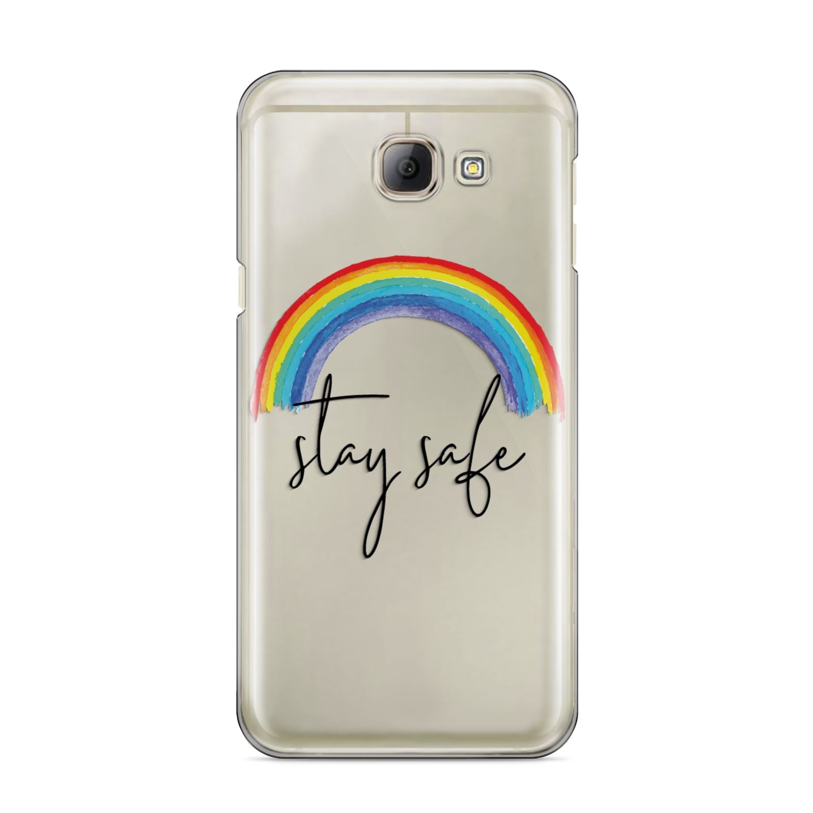 Stay Safe Rainbow Samsung Galaxy A8 2016 Case