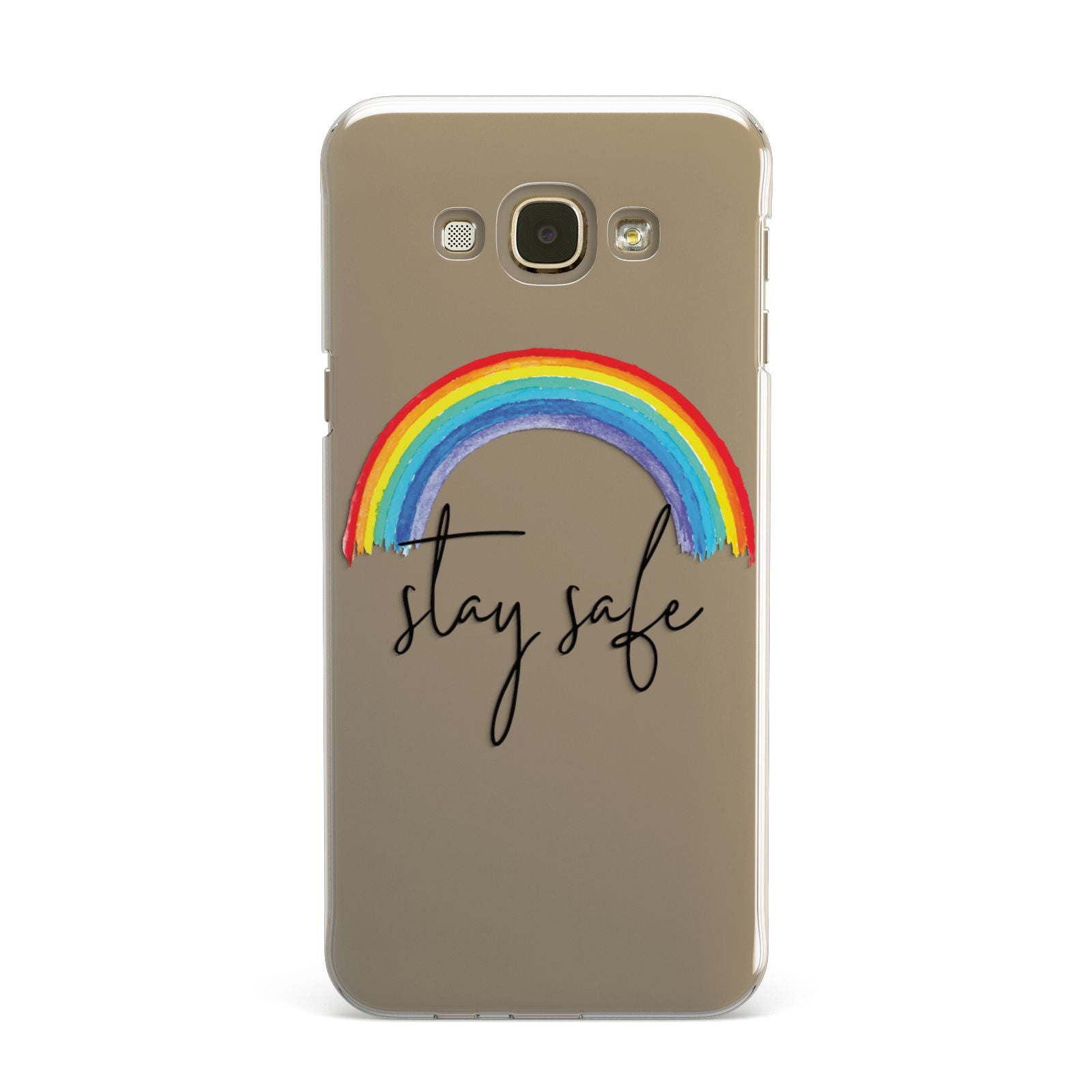 Stay Safe Rainbow Samsung Galaxy A8 Case