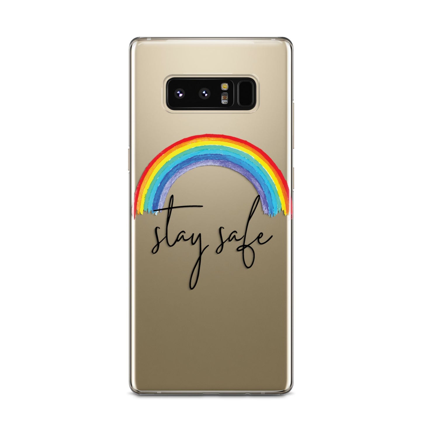 Stay Safe Rainbow Samsung Galaxy Note 8 Case