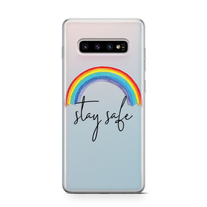 Stay Safe Rainbow Samsung Galaxy S10 Case