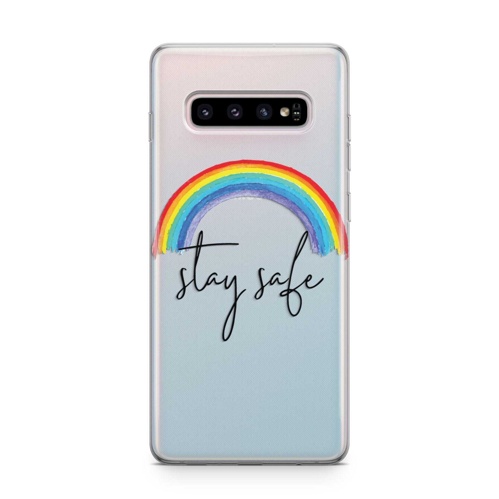 Stay Safe Rainbow Samsung Galaxy S10 Plus Case
