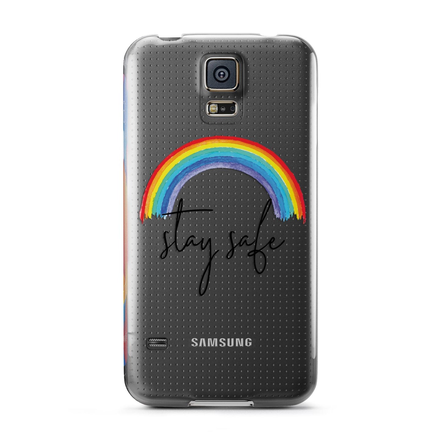 Stay Safe Rainbow Samsung Galaxy S5 Case