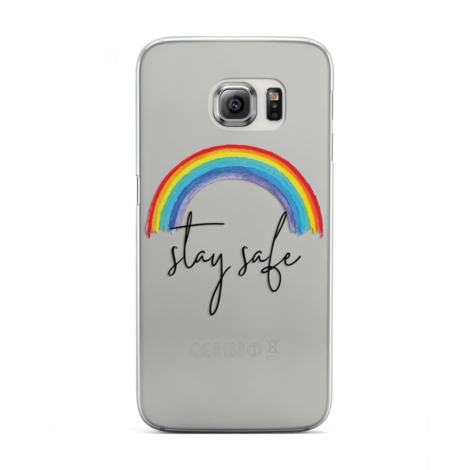 Stay Safe Rainbow Samsung Galaxy S6 Edge Case