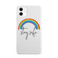 Stay Safe Rainbow iPhone 11 3D Snap Case
