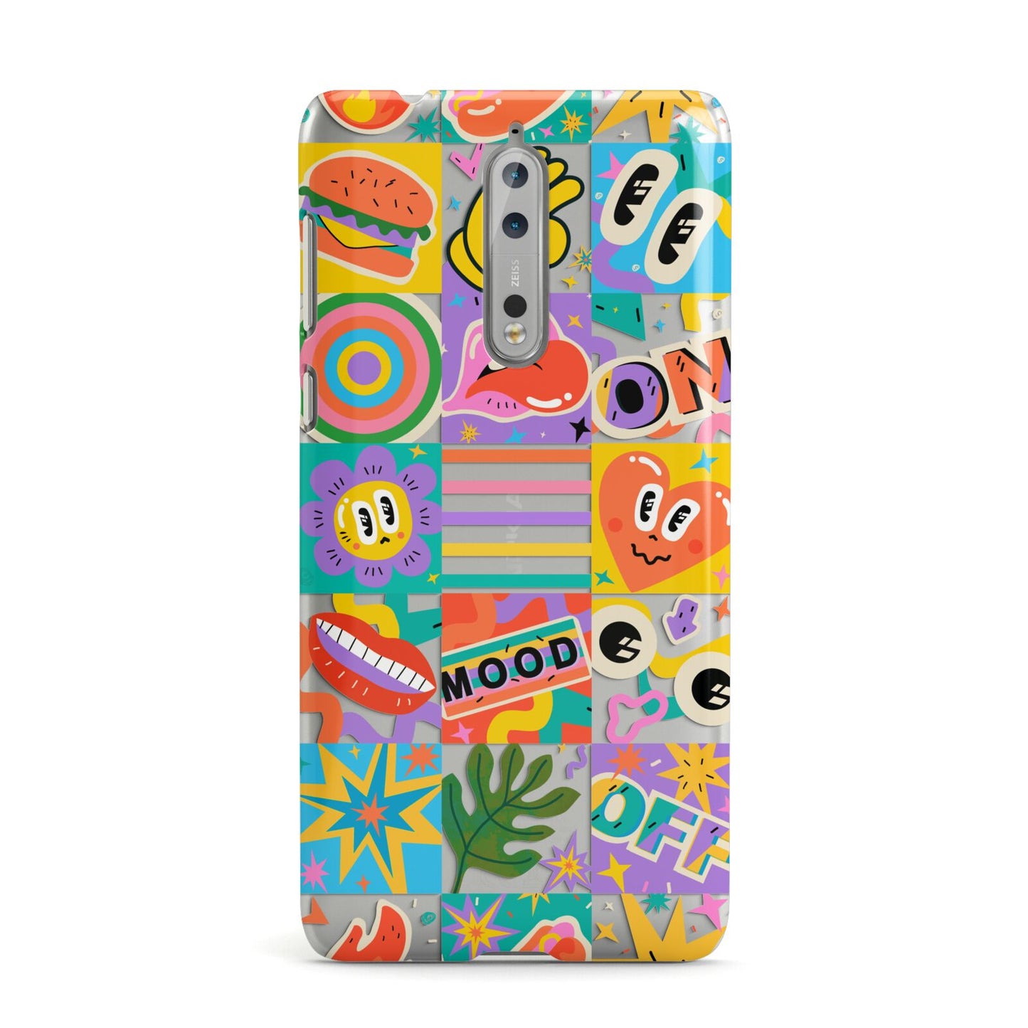 Sticker Grid Nokia Case