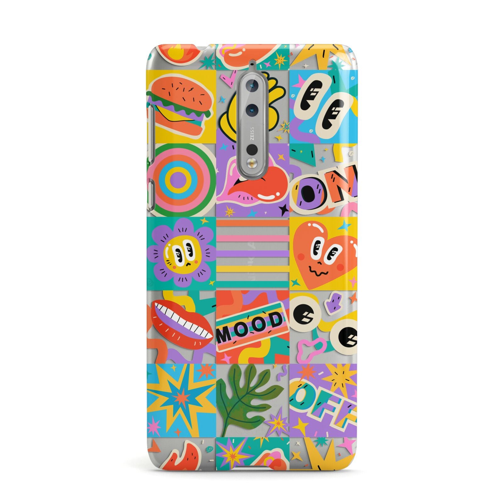 Sticker Grid Nokia Case